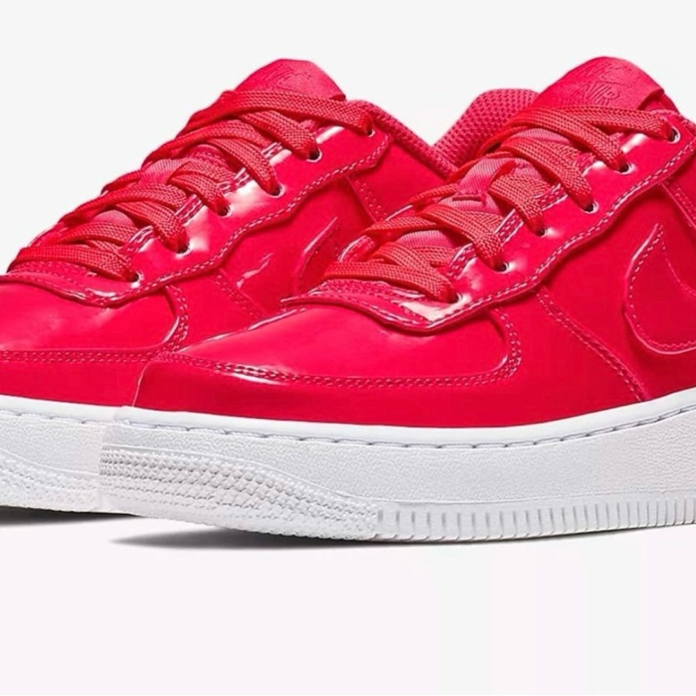 Nike Pink and White Sneakers Air Force 1